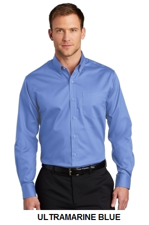 Port Authority SuperPro Twill Shirt.  PORT A.  S663